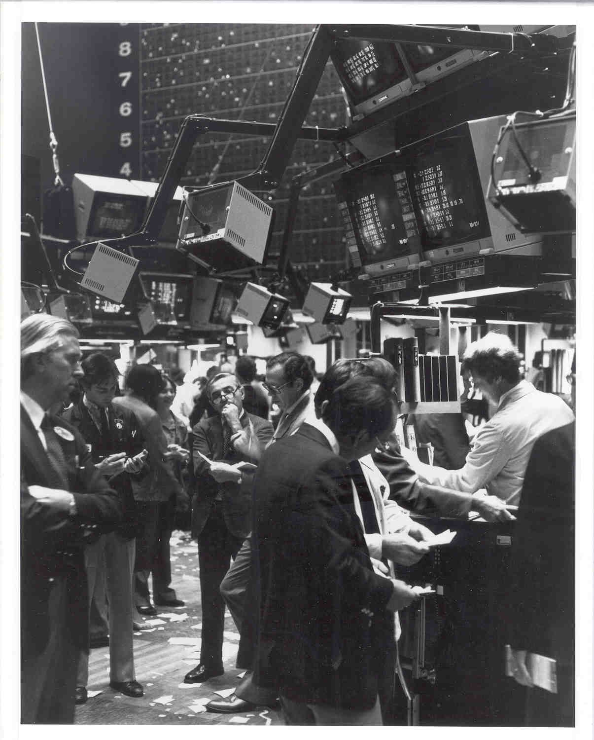 NYSE Trading floor 1970