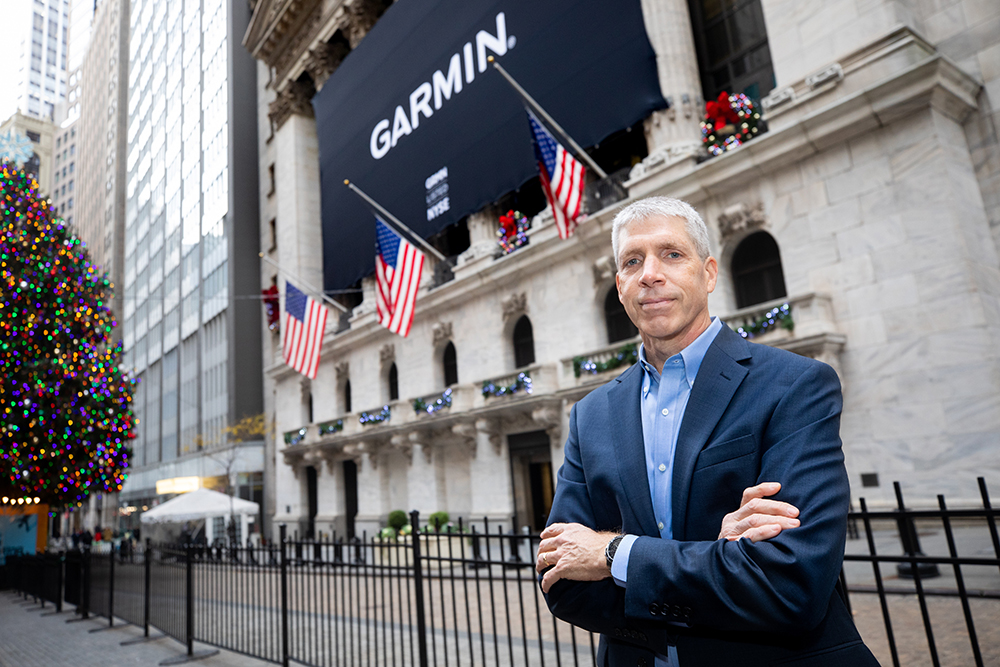 Garmin Bell Ringing at the NYSE