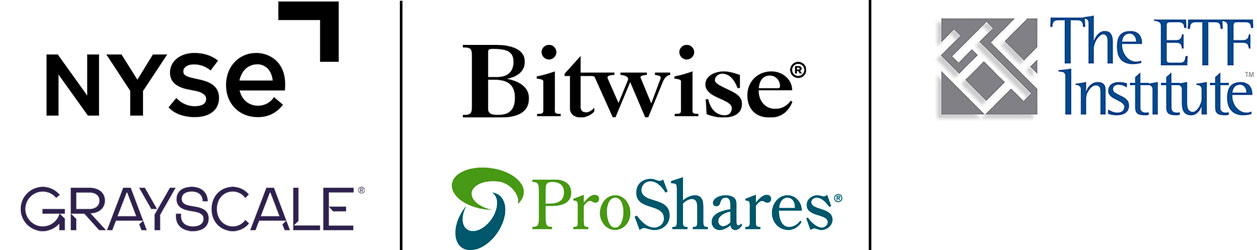 NYSE, Bitwise, The ETF Institute, Grayscale, ProShares