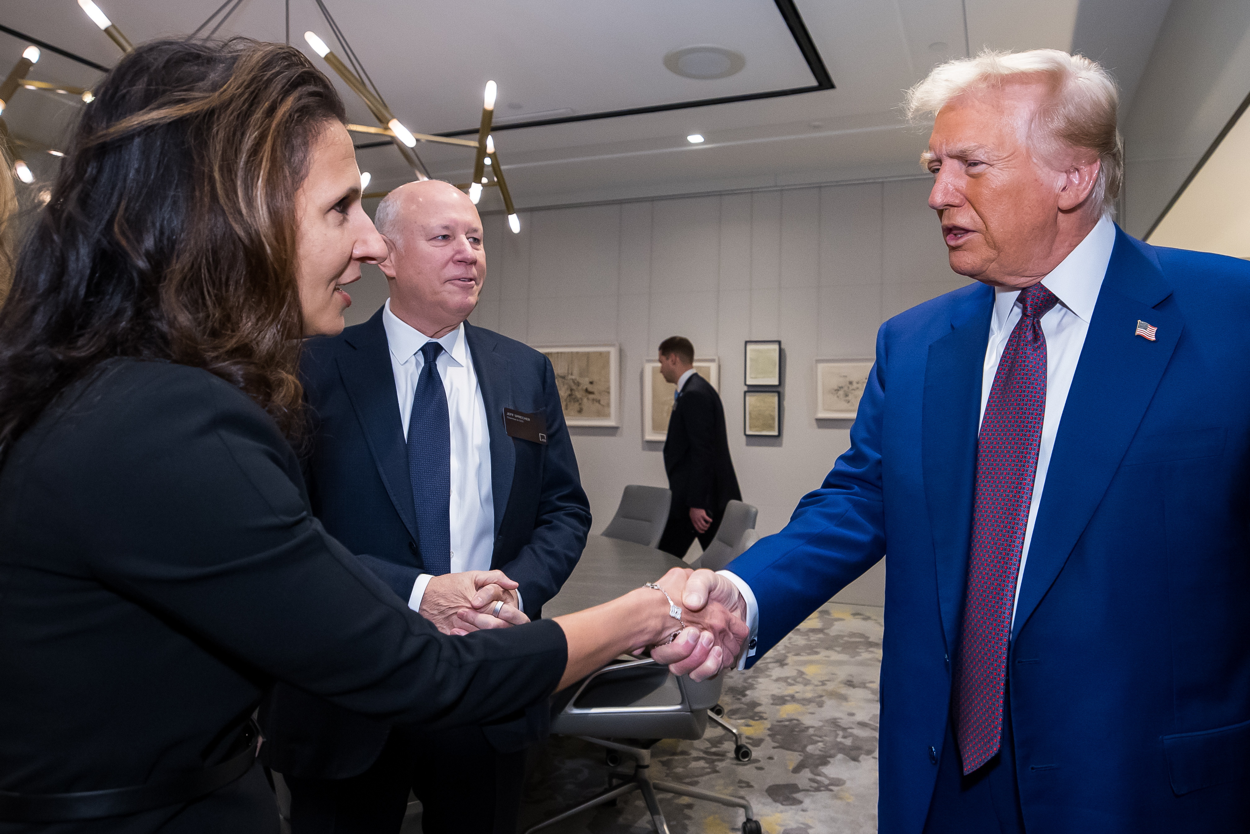 NYSE Institute Trump Sprecher Martin