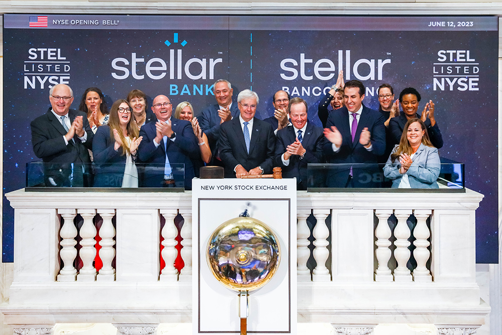 Stellar Bancorp rings the Bell at the NYSE