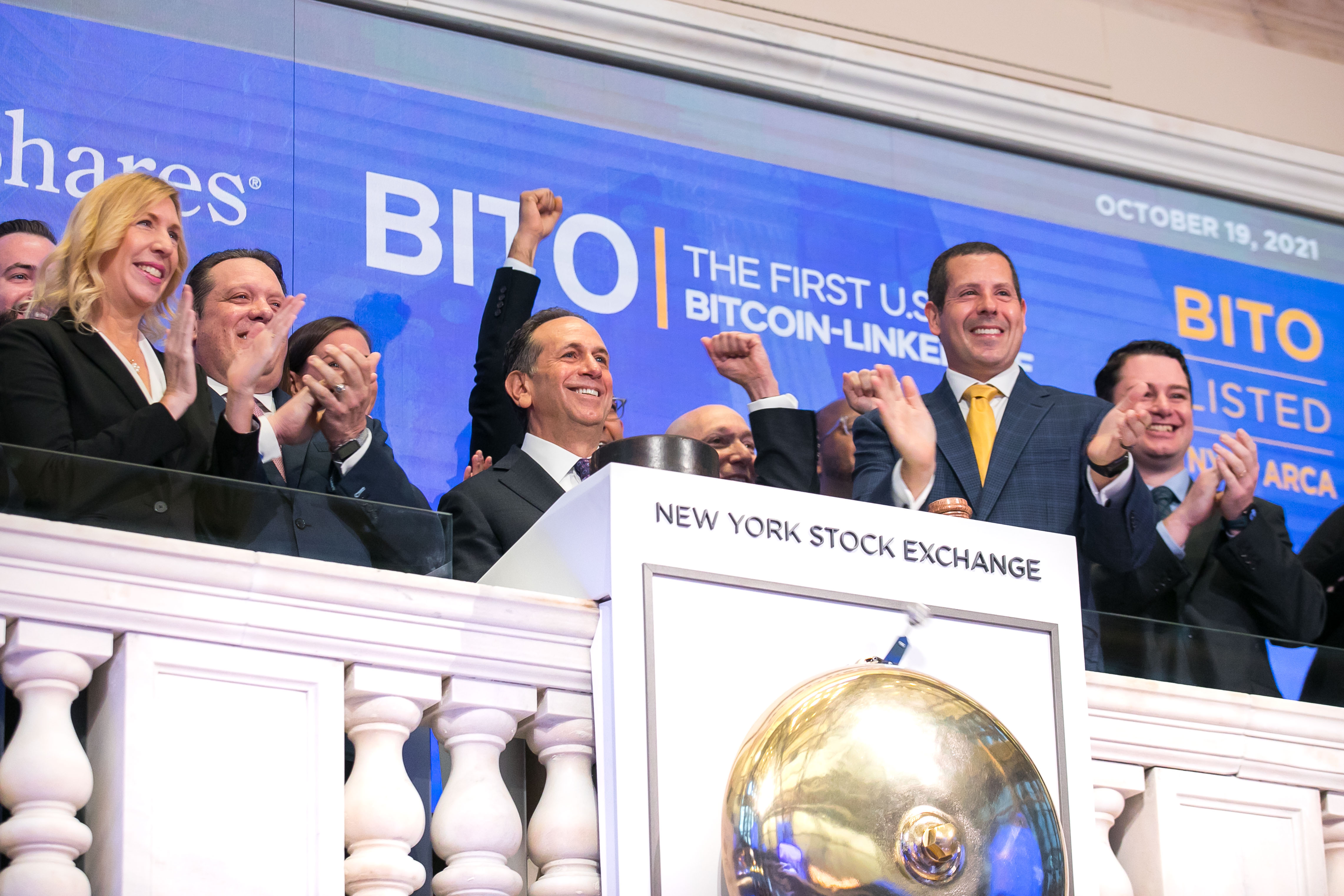 ProShares rings the NYSE opening bell.