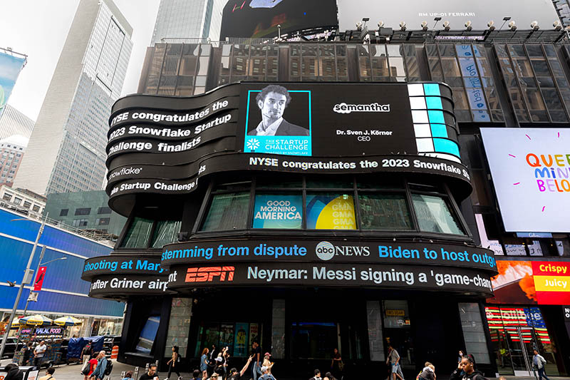 Times Square Billboard samantha