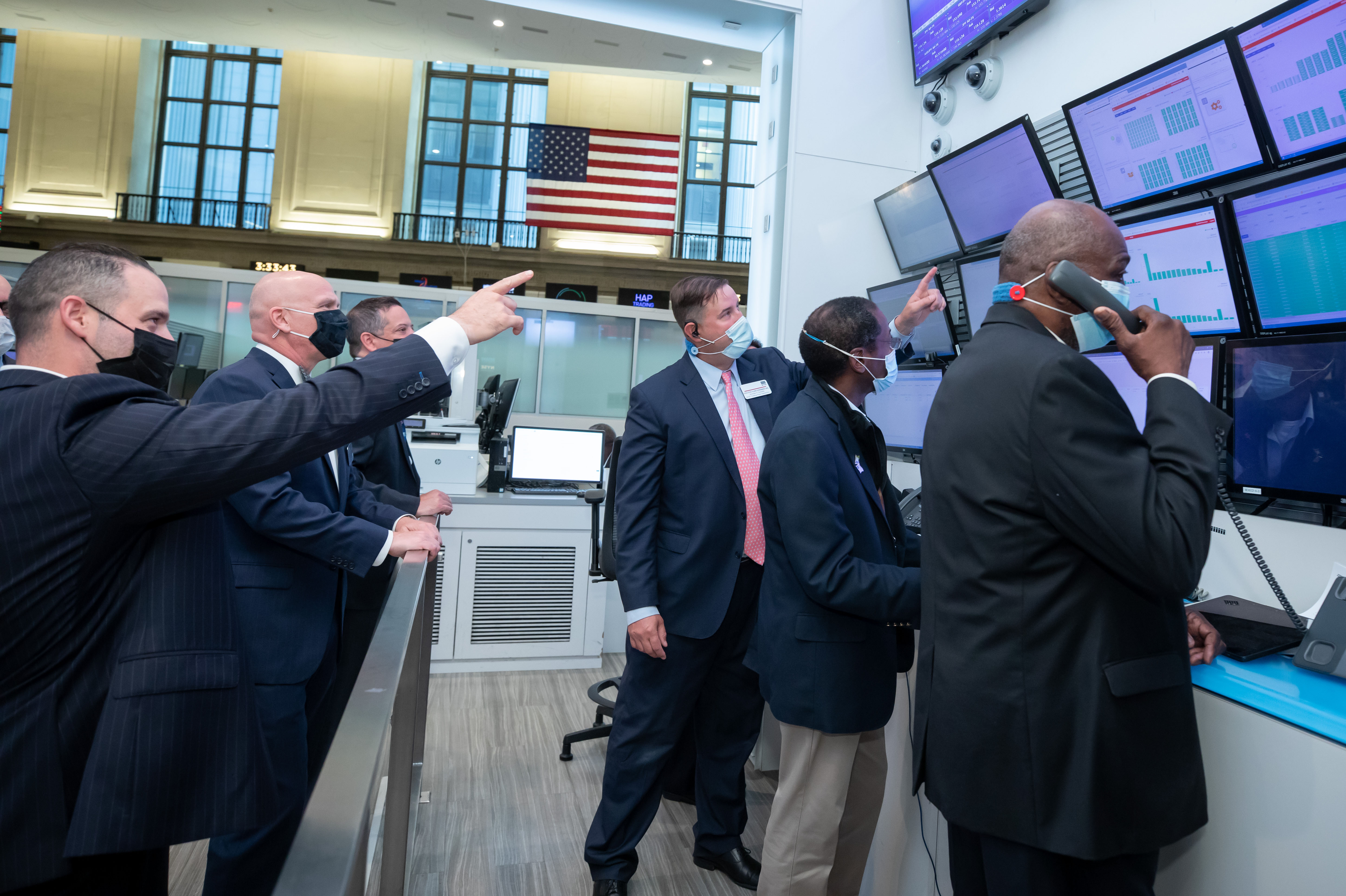 Nerve Center Of The Nyse Trading Floor